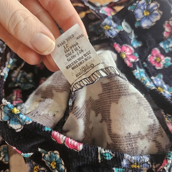 Vintage Osh Gosh courdory dress floral - Picture 5 of 6